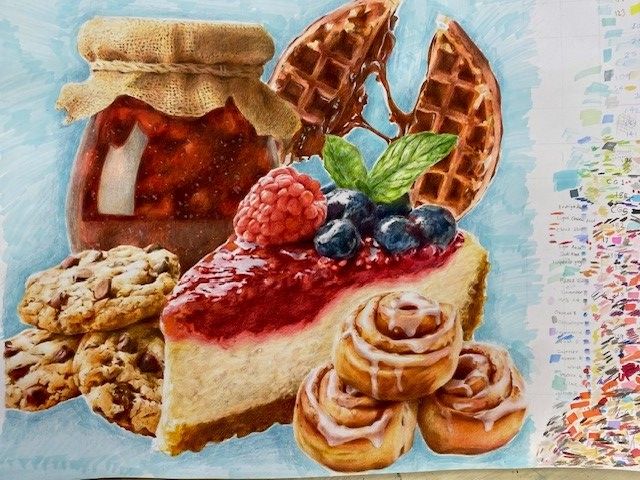 A image taken from Carlos’s GCSE Art and Design portfolio. A image taken from Carlos’s GCSE Art and Design portfolio